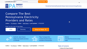 Compare The Best Pennsylvania Electricity Providers and Rates - pa electric suppliers