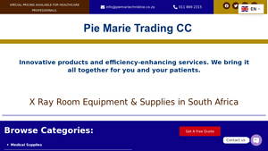 X-Ray Equipment & Supplies in South Africa - Pie Marie Trading ... - x ray equipment supplier