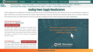 Power Supply Manufacturers | Power Supply Companies - power supplier