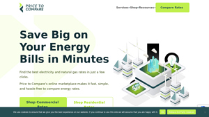 Compare Energy Rates | PriceToCompare - cheapest electricity supplier