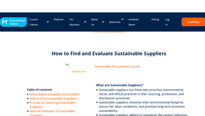 How to Find and Evaluate Sustainable Suppliers - Procurement Tactics - eco friendly energy supplier