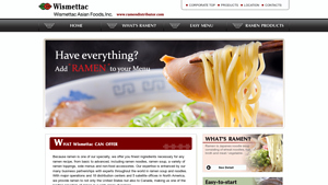 Ramen Distributor - Wismettac Asian Foods | Shirakiku Brand - ramen supplier