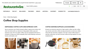Coffee Shop Supplies | Barista Supplies | Wholesale & Bulk - Restaurantware - coffee supplier