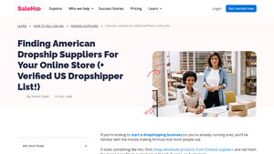 10 Best US Dropshipping Suppliers [Verified by SaleHoo] | SaleHoo - dropshipping supplier usa