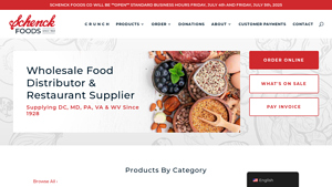 Schenck Foods - Wholesale Food Distributor & Restaurant Supplier - food product supplier