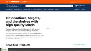 Custom & Blank Labels, Stickers, & More-Fast & Easy | SheetLabels.com - labels supplier