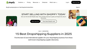 15 Best Dropshipping Suppliers in 2025 - Shopify - dropship supplier