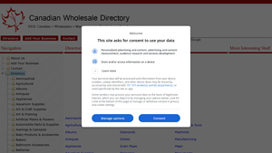 Canadian Wholesale Directory - Directory - online supplier and vendor directories