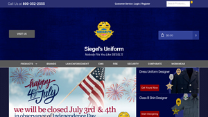 Siegel's Uniform - Police, Fire, EMS, Public Safety Apparel and ... - police uniform supplier