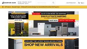 SignatureSolar.com: Solar Panels, DIY Off-Grid Solar, Server Rack ... - solar panel supplier
