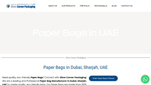 Paper Bags in Dubai, Sharjah, UAE | Silver Corner Packaging - paper bag supplier