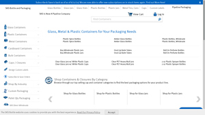 Wholesale Containers, Glass & Plastic Bottles, Jars, Metal Tins - plastic bottle supplier