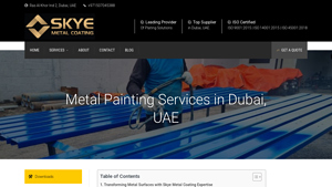 Best Metal Painting Services in Dubai, UAE Skye Metal #1 - metal painting