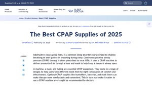 Best CPAP Supplies: Top Products for Sleep Apnea Therapy - cpap supplier