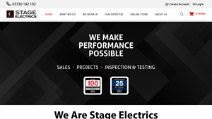 Stage Electrics | Audio Video & Lighting Specialists - stage lighting equipment supplier