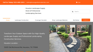 Landscape Supply Houston - We Deliver - Texas Garden Materials - landscaping stone supplier