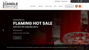 The Candle Merchant - Retailer & Wholesaler - Shop Online - candle wholesale supplier