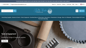 The Great Cake Warehouse are suppliers of wholesale cake supplies. - cupcake liners supplier