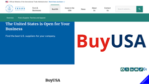 BuyUSA - International Trade Administration - us suppliers