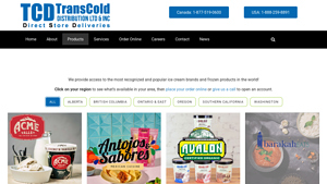 Products - Ice Cream & Novelties - TransCold Distribution - ice cream truck supplier