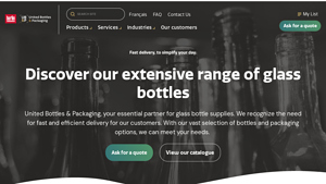 United Bottles & Packaging: leading glass bottle provider - bottle supplier