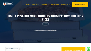 List Of Pizza Box Manufacturers And Suppliers: Our Top 7 Picks - pizza box supplier