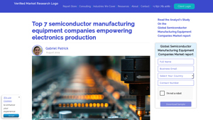 Top 7 semiconductor manufacturing equipment companies empowering ... - semiconductor equipment supplier