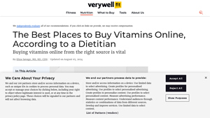 The Best Places to Buy Vitamins Online, According to a Dietitian - best vitamin supplier
