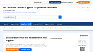 French Fries Suppliers - Volza - fries supplier