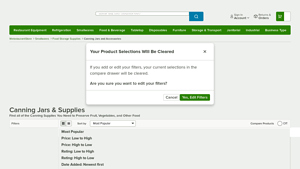 Wholesale Mason Jars & Canning Supplies - WebstaurantStore - mason jar supplier