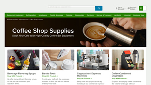 Coffee Shop Supplies & Equipment - WebstaurantStore - coffee supplier