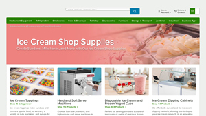 Ice Cream Shop Supplies: Equipment & Essentials - WebstaurantStore - yogurt ice cream supplier