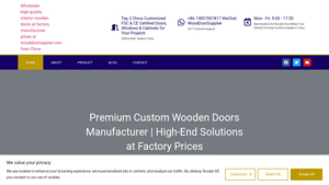 Home - Leading OEM/ODM Interior Wooden Door Manufacturer In China | CE ... - china wooden door supplier
