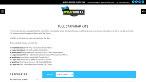 Full Car Wrap Kits | Vinyl & Tools - car wrap supplier
