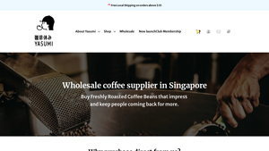 Wholesale Coffee Supplier in Singapore - Yasumicoffee - coffee bean supplier
