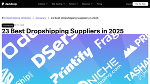 23 Best Dropshipping Suppliers in 2025 - Zendrop - drop shipping supplier