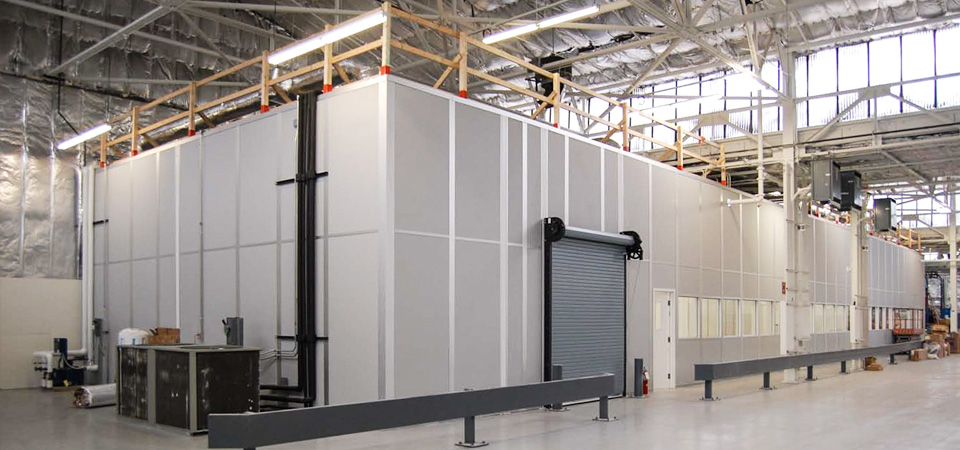 aluminum panel wall industrial application