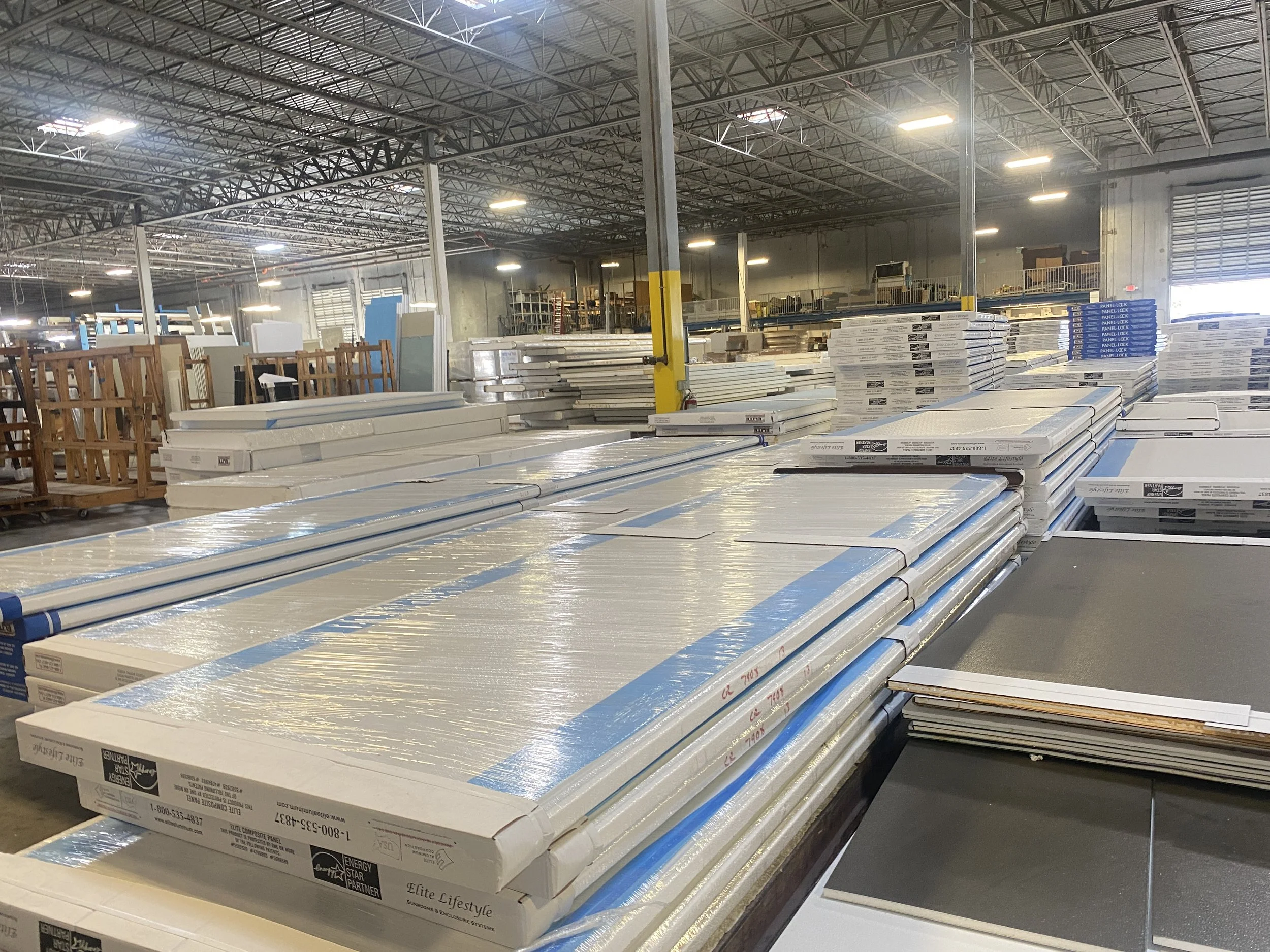 aluminum sandwich panel industrial application