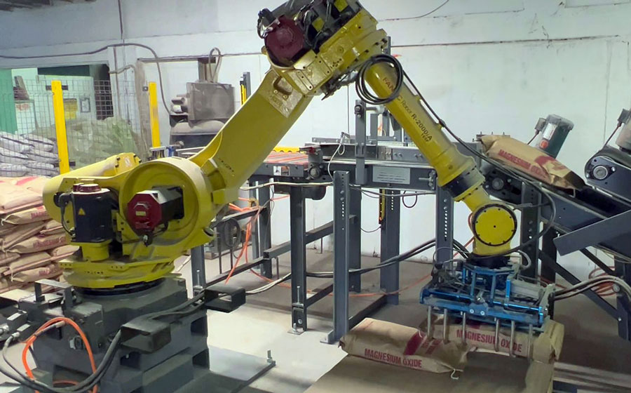 automatic bagging machines industrial application