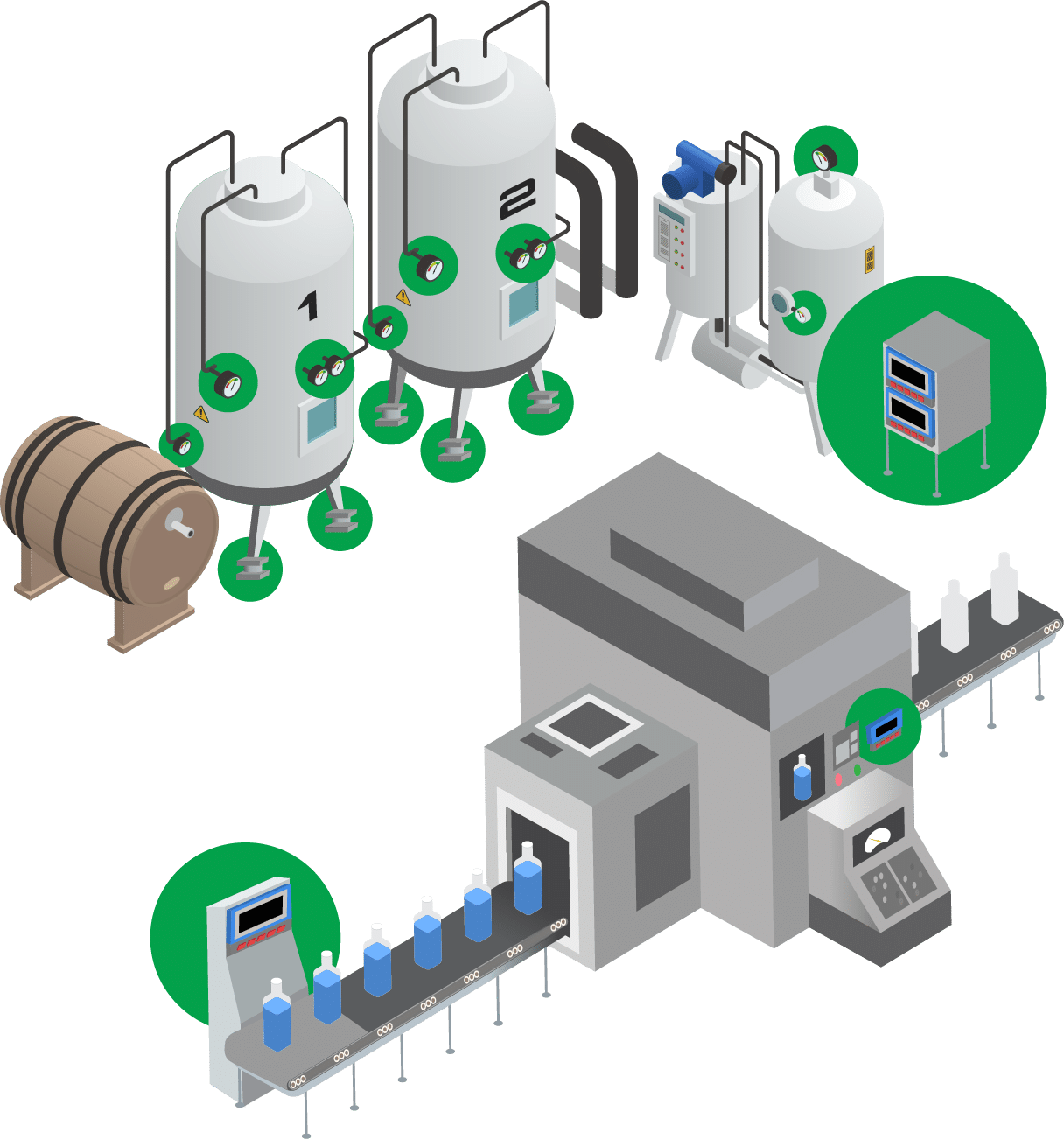 automatic weighing machine industrial application