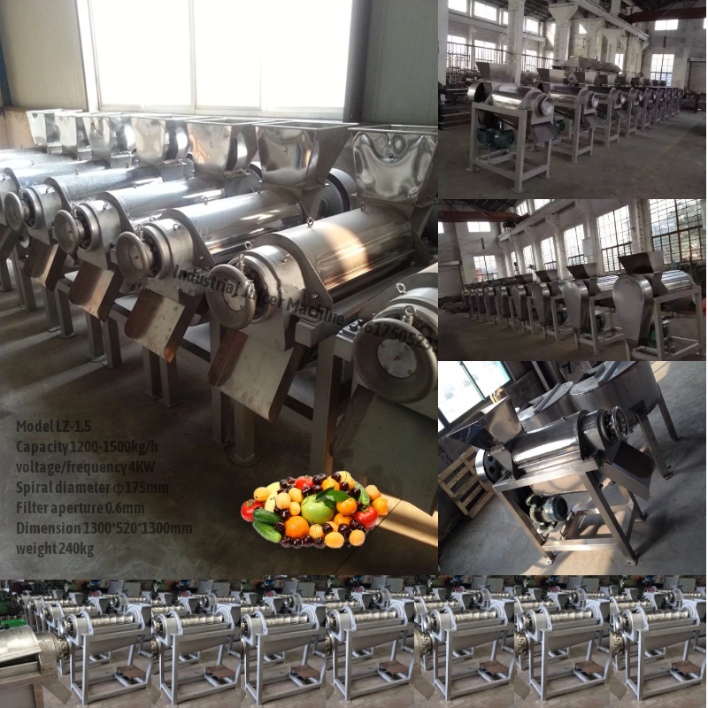 fruit juice processing machine industrial application