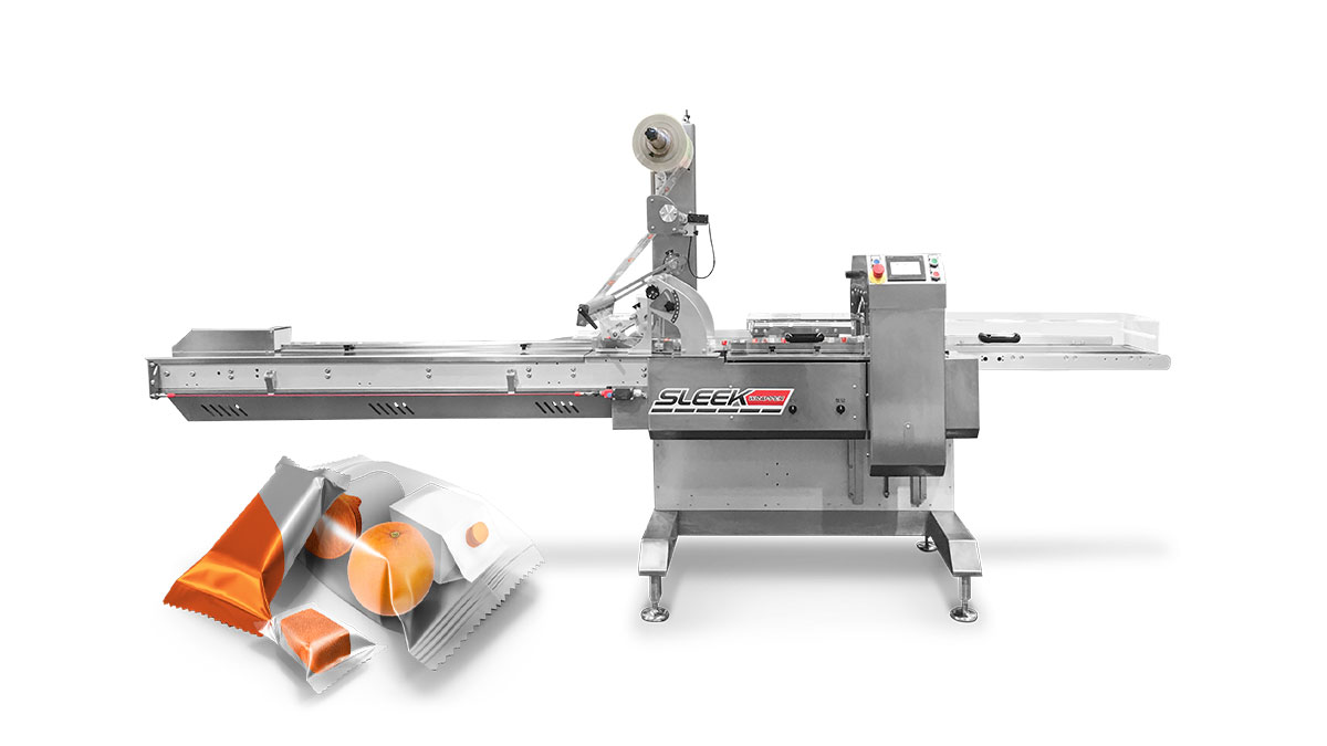 horizontal flow wrap machine industrial application