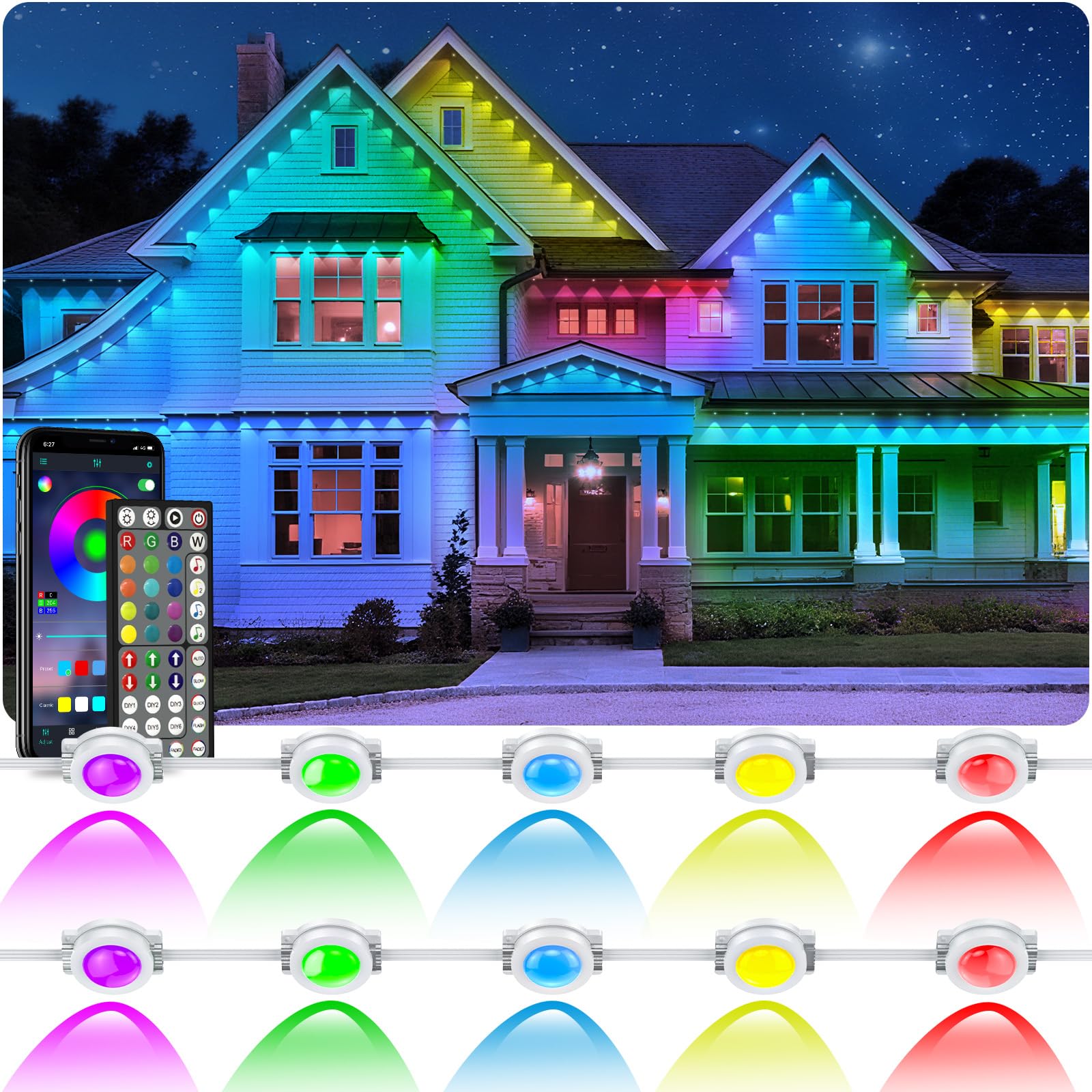 Illustrative example of led lights from Google Search