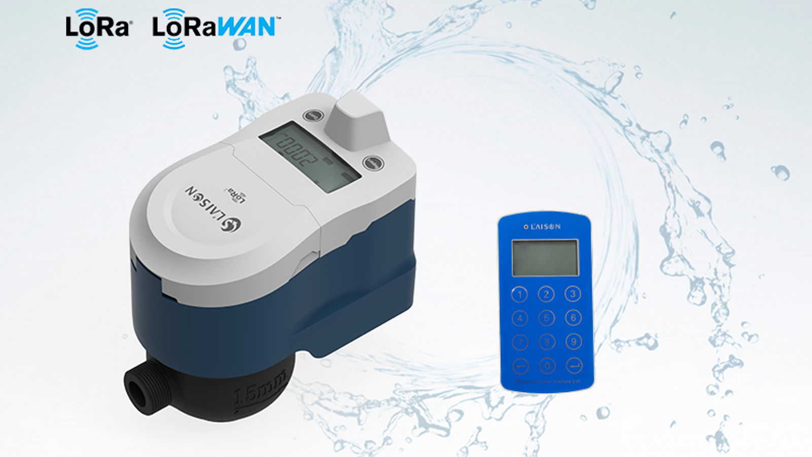 Illustrative example of lorawan water meter from Google Search