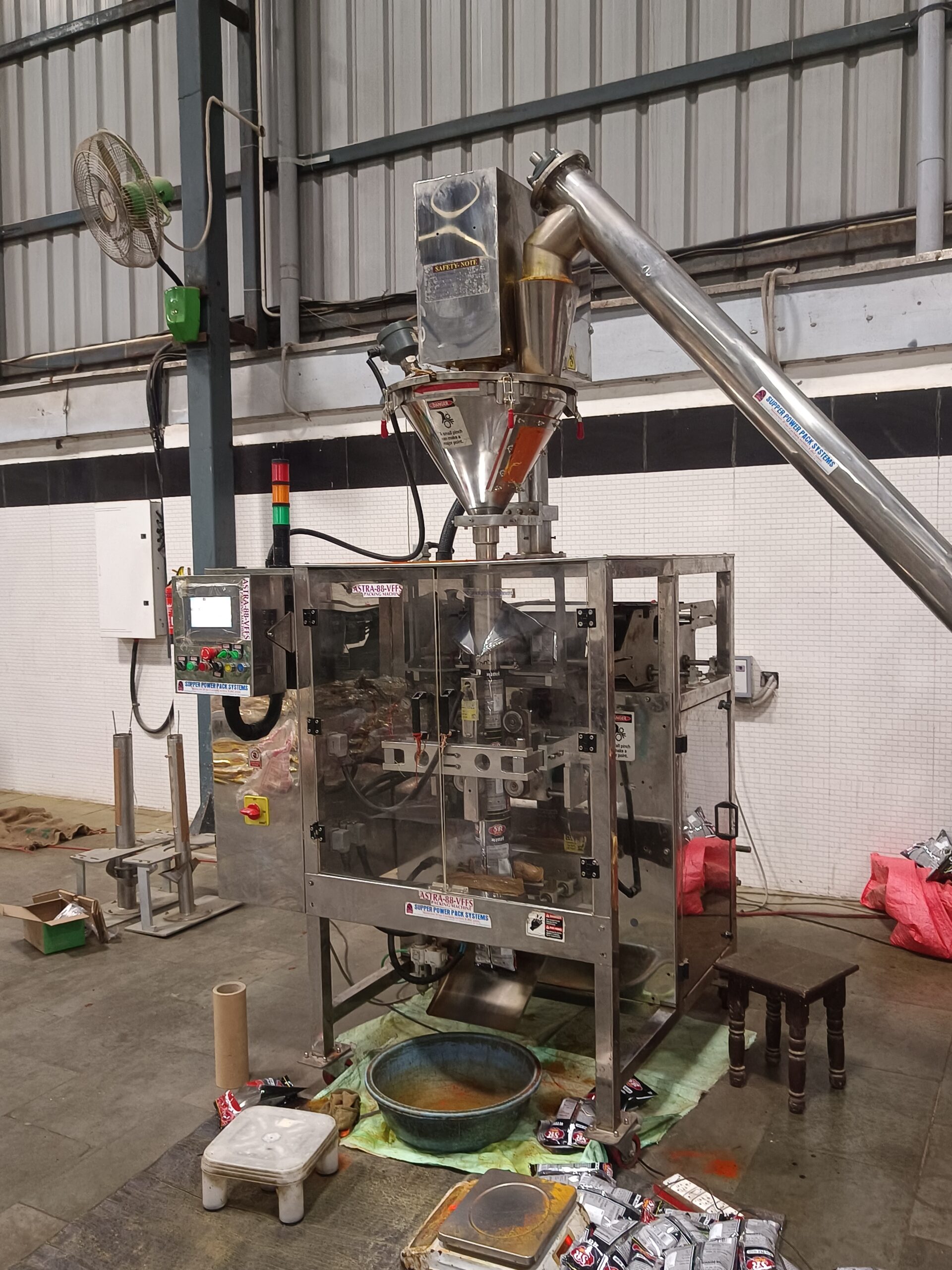 masala packing machine industrial application