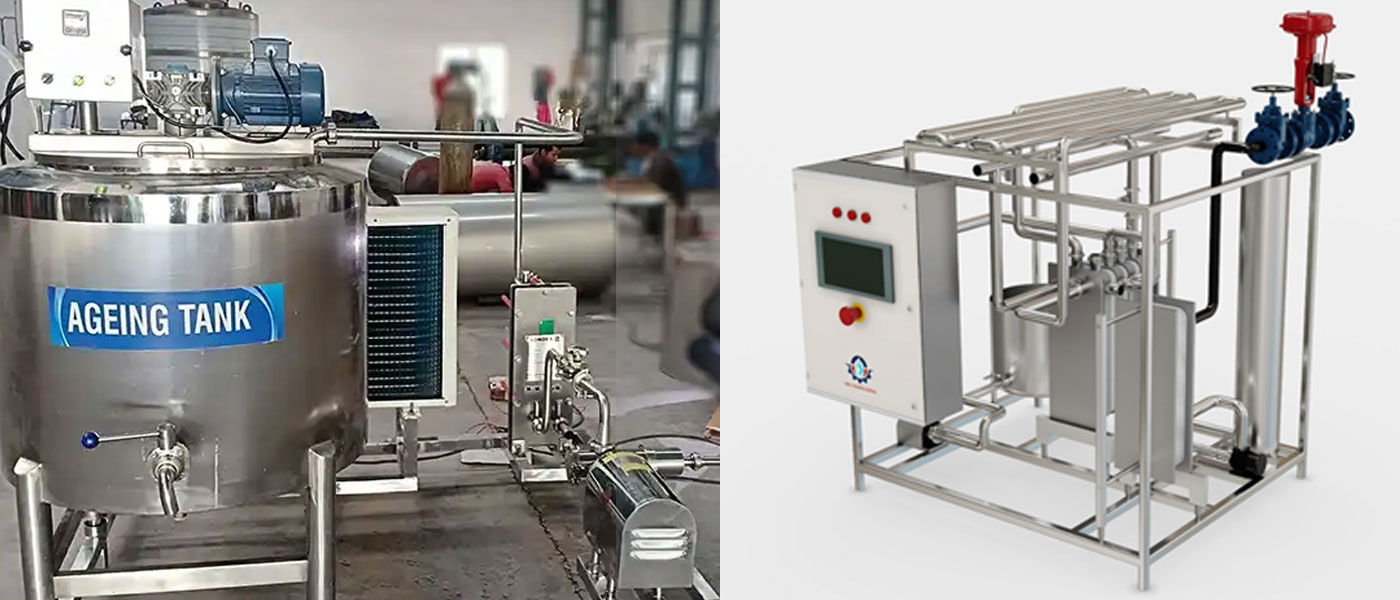 milk cooling machine industrial application