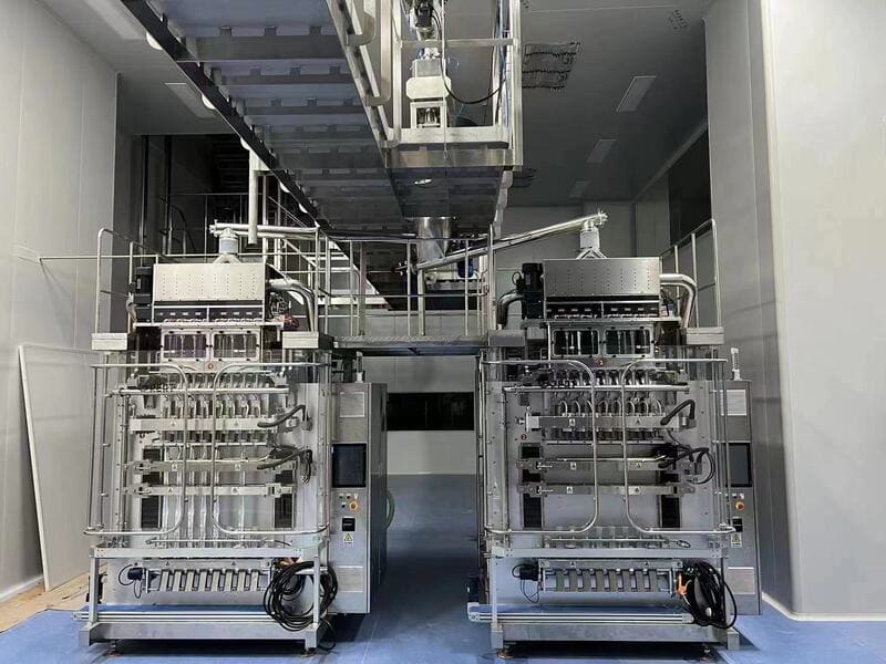 sachet packing machine industrial application