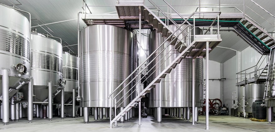 stainless steel wine tanks industrial application