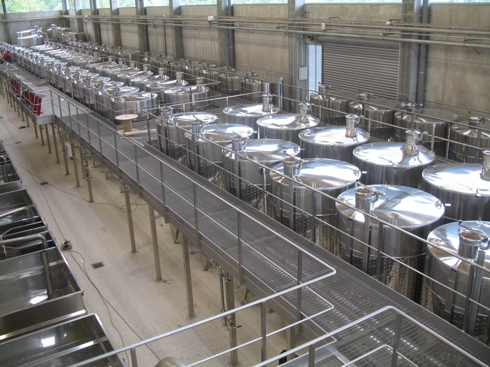 stainless steel wine tanks industrial application