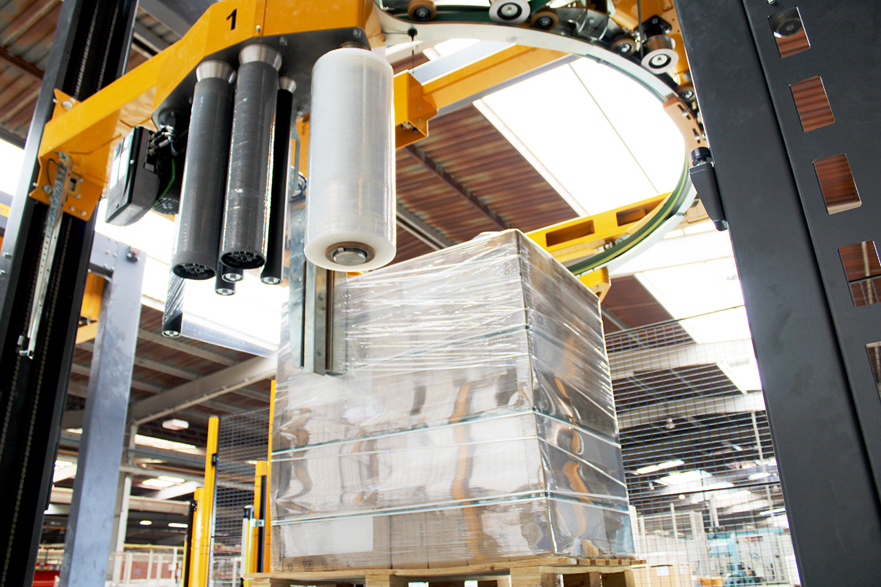 stretch wrap equipment industrial application